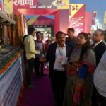 Hon'ble ULB Minister Ms.Kavitajainminister ji visited the Smart City stall & tableau at Surajkund mela